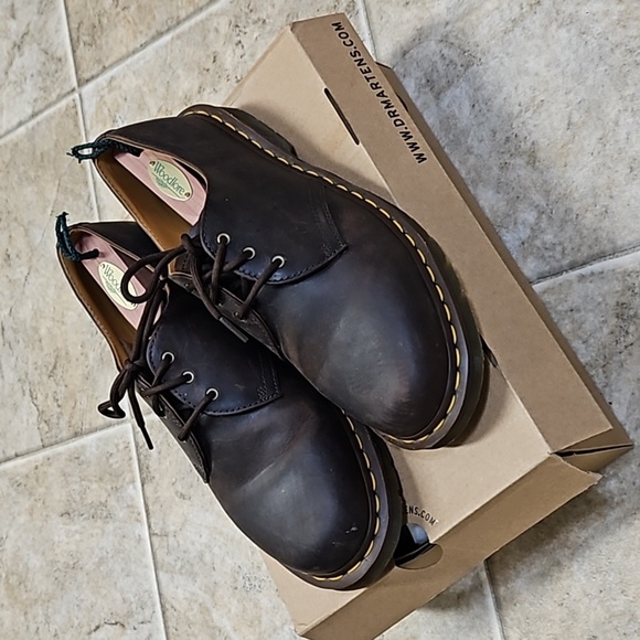Dr. Martens 1461 - Crazy Horse Brown- US M 10 - Picture 1 of 4